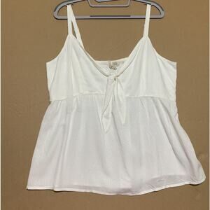 Fat Face TILDA White CAMI USA Sz 12 NWT